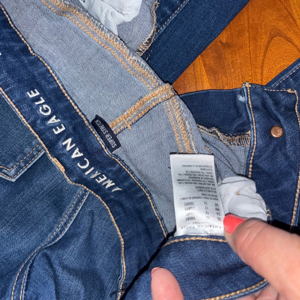American Eagle Outfitters Dark Blue Skinny Jeans